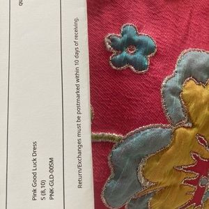 Adrienne Emmy Dress size small.